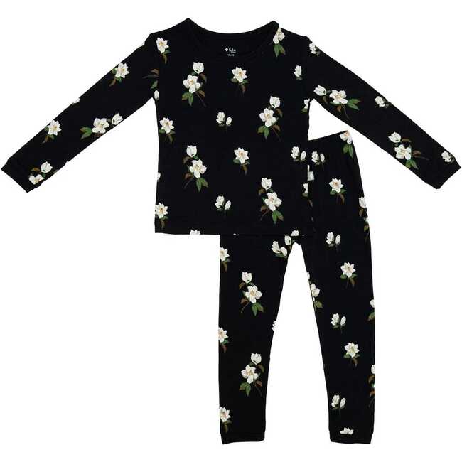 Long Sleeve Toddler Pajama, Midnight Magnolia