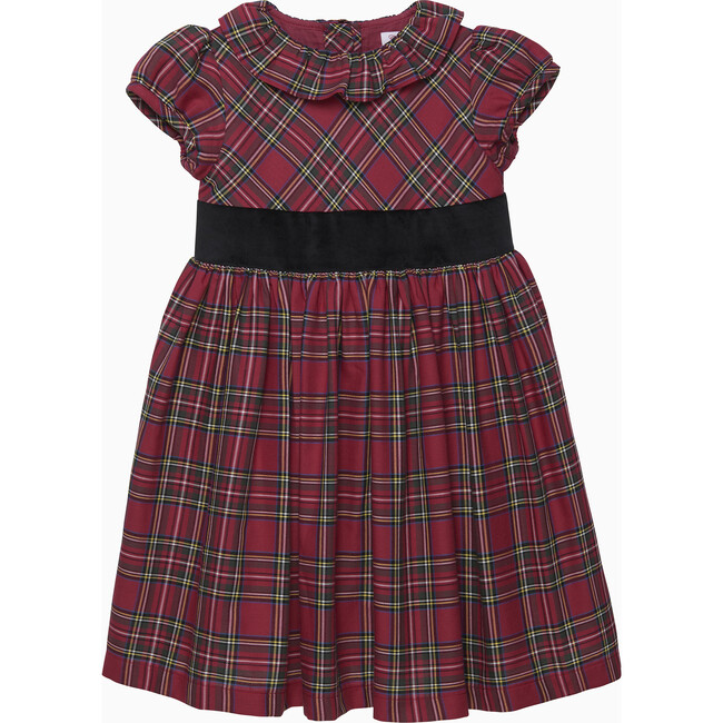 Sophia Tartan Dress, Red Tartan