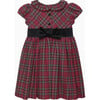 Sophia Tartan Dress, Red Tartan - Dresses - 2 - thumbnail