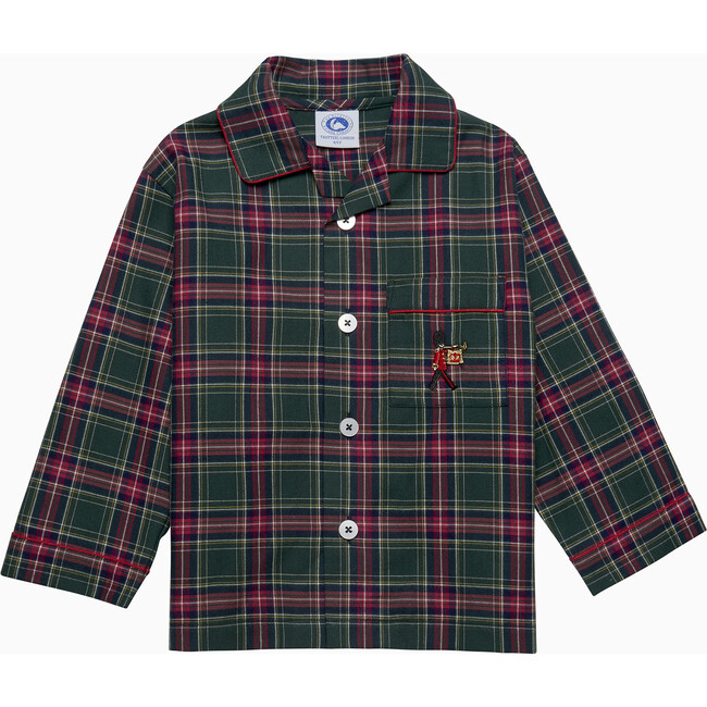Trumpet Guardsman Pajamas, Green Tartan - Pajamas - 3