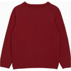 Kids Timothy Teddy Jumper, Red - Sweaters - 2