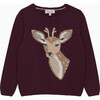 Dasher Jumper, Claret - Sweaters - 1 - thumbnail