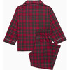 Cosy Tartan Reindeer Pajamas, Red Tartan - Pajamas - 2