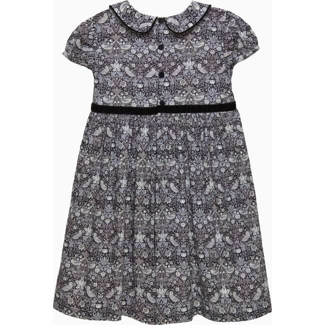 Black Strawberry Thief Dress , Black Strawberry Thief