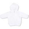 Chenille Hoodie, White - Sweatshirts - 1 - thumbnail