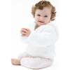 Chenille Hoodie, White - Sweatshirts - 2