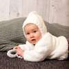 Chenille Hoodie, White - Sweatshirts - 4
