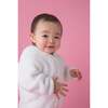 Chenille Hoodie, White - Sweatshirts - 5