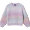 Kids Ombre Sweater, Purple - Sweaters - 1 - thumbnail