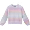 Big Kids Ombre Sweater, Purple - Sweaters - 1 - thumbnail