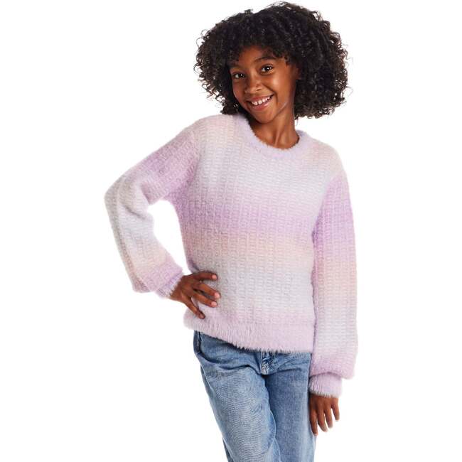 Big Kids Ombre Sweater, Purple