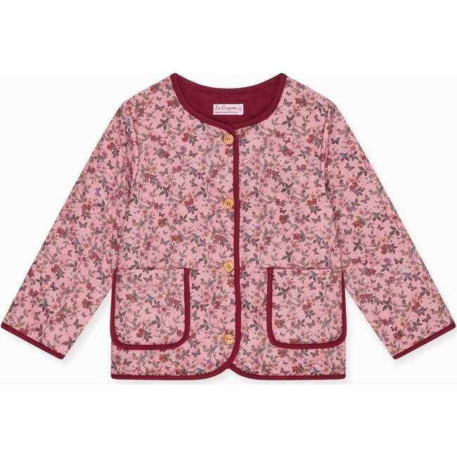 Dusty Pink Floral Calida Baby Girl Jacket