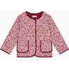 Dusty Pink Floral Calida Baby Girl Jacket - Jackets - 1 - thumbnail