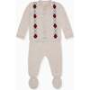 Oatmeal Melange Neo Merino Baby Knitted Set - Mixed Apparel Set - 1 - thumbnail