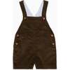 Chocolate Brown Salma Corduroy Baby Overalls - Overalls - 1 - thumbnail