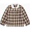 Ivory Tartan Dante Long Sleeve Baby Shirt - Shirts - 1 - thumbnail
