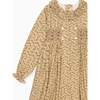 Caramel Floral Valerie Girl Hand-Smocked Dress - Dresses - 3