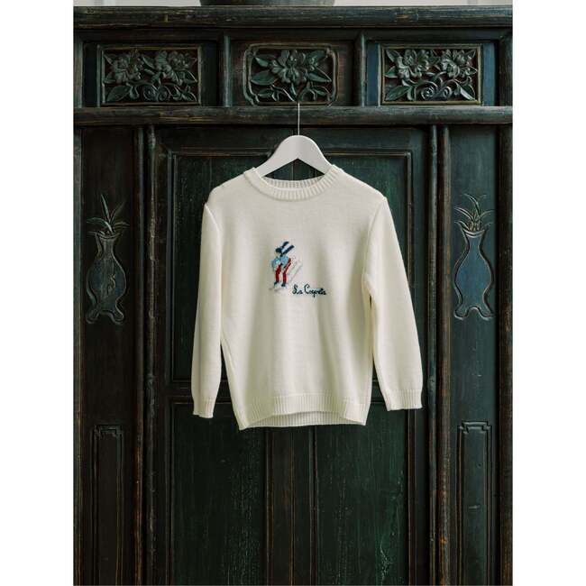 Ivory Ski Merino Kids Sweater - Sweaters - 6