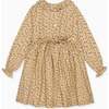 Caramel Floral Valerie Girl Hand-Smocked Dress - Dresses - 4