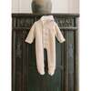 Oatmeal Melange Alejo Merino Baby Snowsuit - Overalls - 2