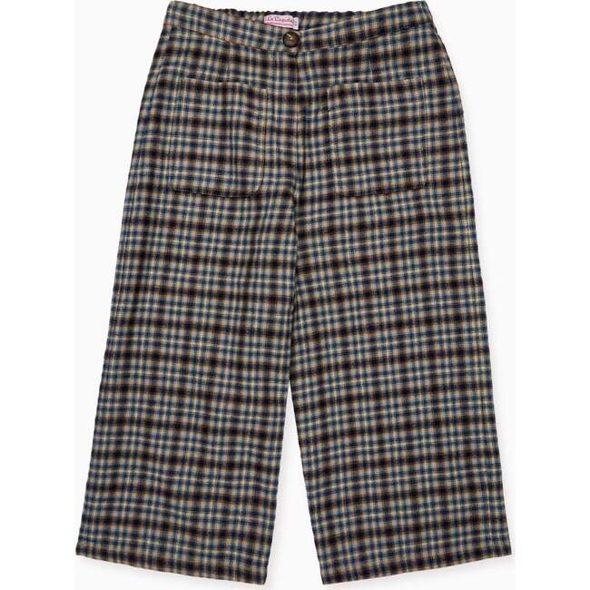 Navy Check Alma Girl Pants