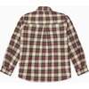 Ivory Tartan Nico Long Sleeve Boy Shirt - Shirts - 4