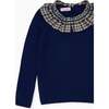 Navy Tavi Merino Girl Sweater - Sweaters - 3