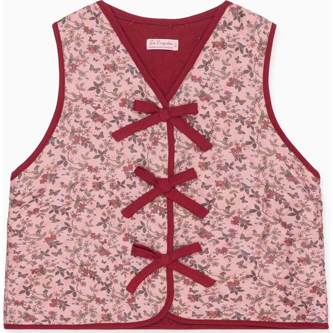 Dusty Pink Floral Azari Girl Vest
