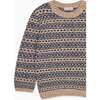 Oatmeal Austen Merino Fair Isle Kids Sweater - Sweaters - 3