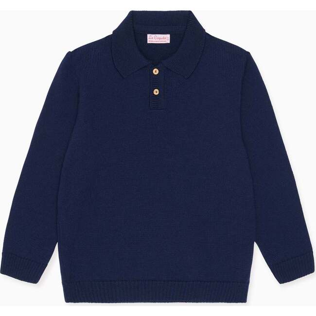 Navy Brio Merino Boy Sweater