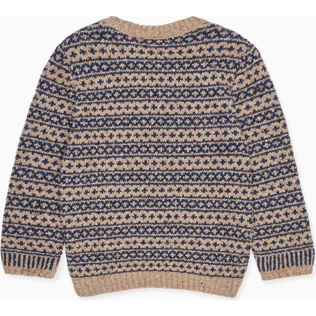 Oatmeal Austen Merino Fair Isle Kids Sweater - Sweaters - 4