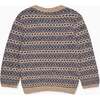 Oatmeal Austen Merino Fair Isle Kids Sweater - Sweaters - 4