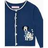 Petrol Blue Eber Merino Baby Cardigan - Cardigans - 3