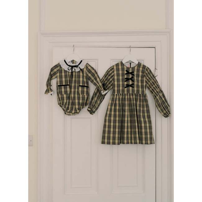 Sand Check Odisea Baby Girl Romper - Rompers - 2
