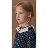 Petrol Blue Floral Luna Girl Dress - Dresses - 2