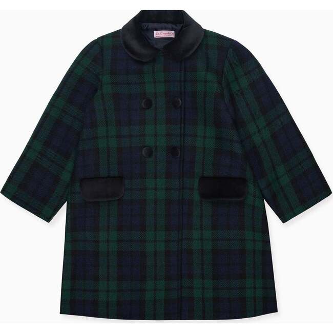 Green Tartan Arrieta Girl Coat