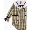 Sand Check Odisea Baby Girl Romper - Rompers - 3