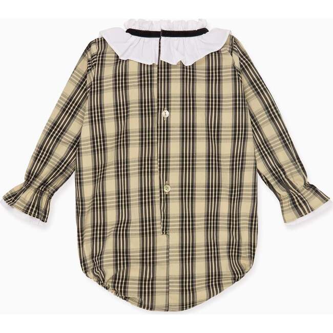 Sand Check Odisea Baby Girl Romper - Rompers - 4