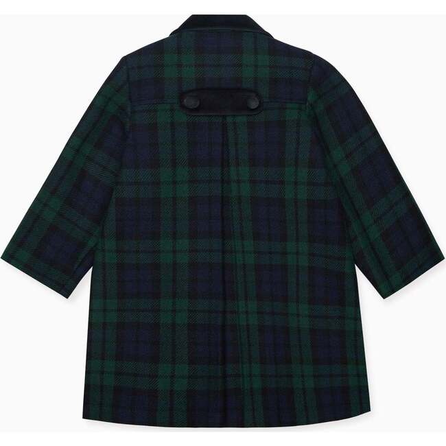 Green Tartan Arrieta Girl Coat - Coats - 4