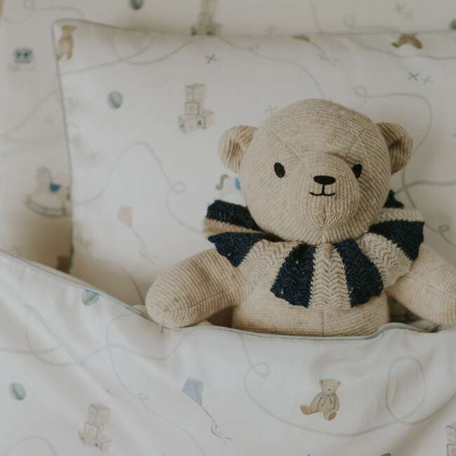 Little Toy Chest, Toddler Pillow, Ivory - Pillows - 7
