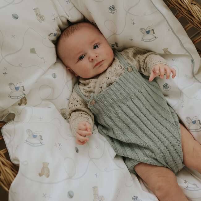 Little Toy Chest, Baby Duvet Set, Ivory - Duvet Sets - 6