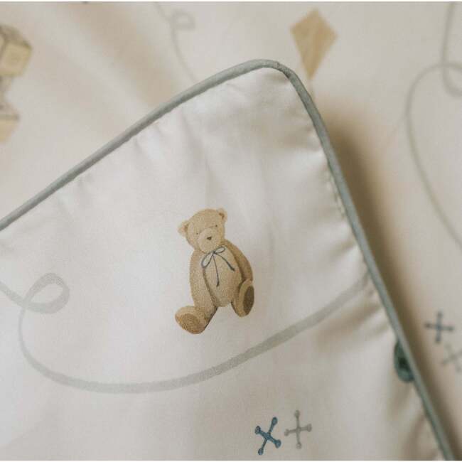 Little Toy Chest, Crib Sheet, Ivory - Crib Sheets - 7