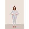 Kids Printed TENCEL Modal Unisex Long PJ Set, Hanukkah GLOW NOUVEAN NAVY/NY - Pajamas - 1 - thumbnail