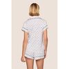 Gisele Printed TENCEL Modal Shortie PJ Set, Hanukkah GLOW NOUVEAN NAVY/NY - Pajamas - 2