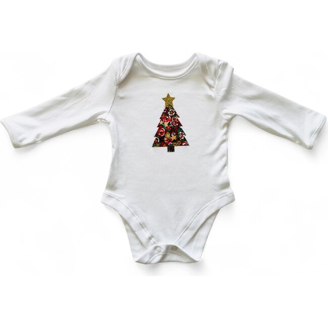 Liberty of London Christmas Tree Design Baby Bodysuit