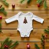 Liberty of London Christmas Tree Design Baby Bodysuit - Bodysuits - 2