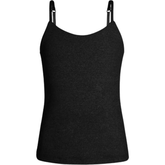 Bleum Girls Camisole with Built-in Shelf Bra, Black
