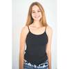 Bleum Girls Camisole with Built-in Shelf Bra, Black - Bras - 2
