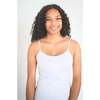Bleum Girls Camisole with Built-in Shelf Bra, White - Bras - 4