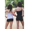 3-Pack Bleum Girls Camisole with Built-in Shelf Bra, Black - Bras - 6